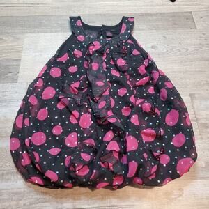 Self esteem 6x girls black and pink tunic